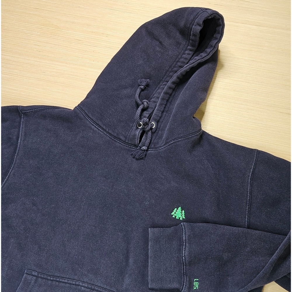 Loves Blowin‎ Smoke Mens Hoodie Size S Black Long Sleeve Fleece Logo Tree